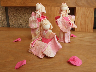 和紙人形作家 浜本恵美子さん作品 さくら